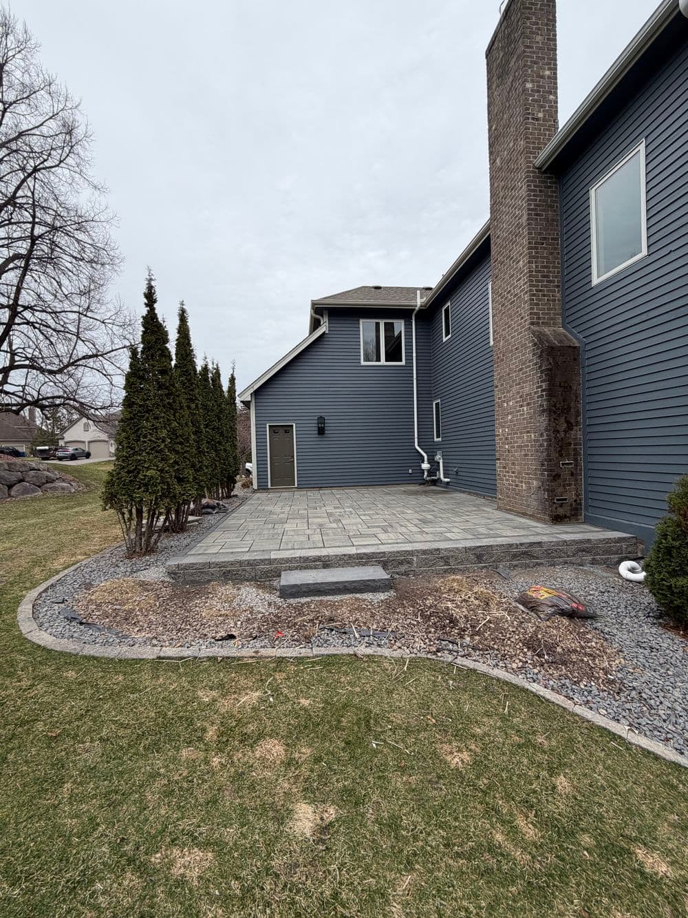 Gallery photos for Paver Patio and Retaining Wall Build in Plymouth MN: Image #1