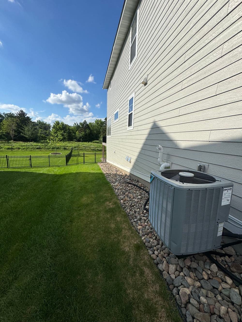 River Rock Foundation Border Install in Plymouth Minnesota image