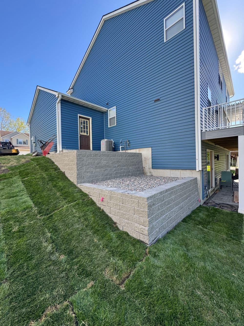 Gallery photos for Two-Tier Retaining Wall Build in Maple Grove: Image #2