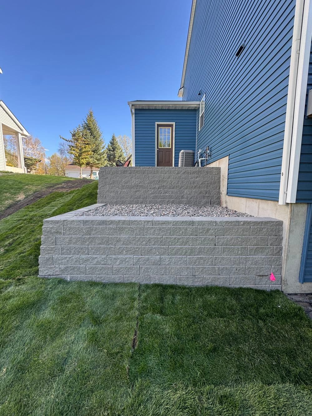 Gallery photos for Two-Tier Retaining Wall Build in Maple Grove: Image #1